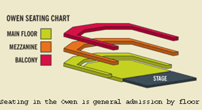 Owen Theatre Seating Chart
