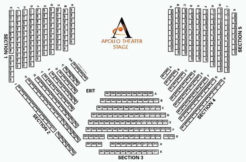 Apollo Theatre Seating Chart