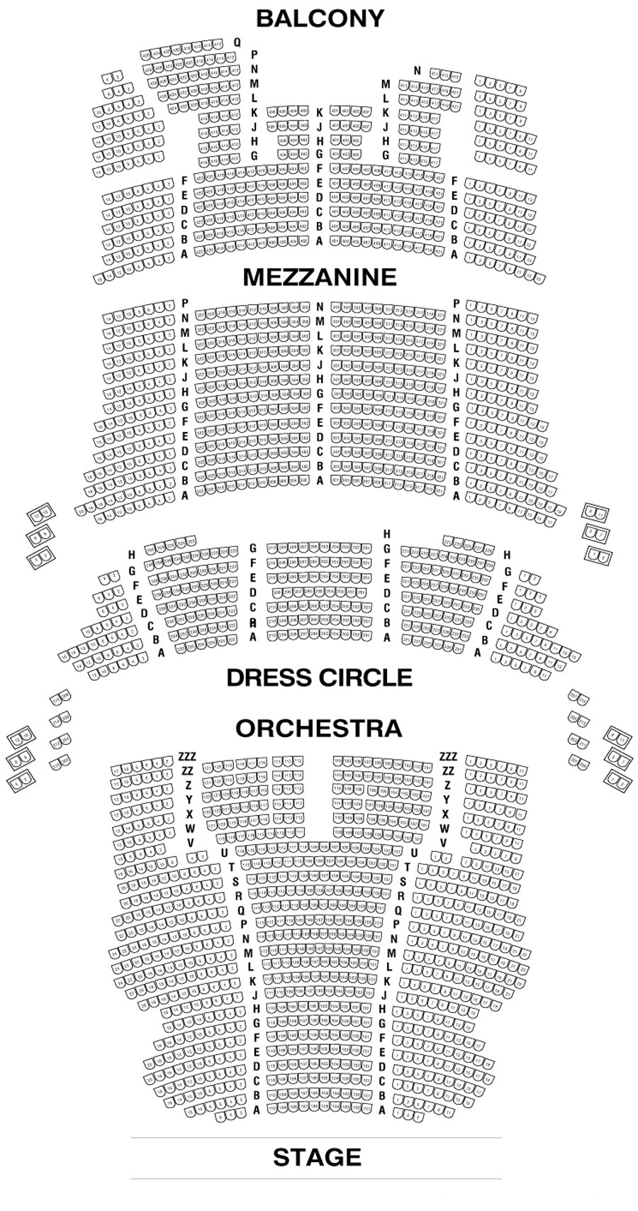 CIBC Theatre Seating Chart