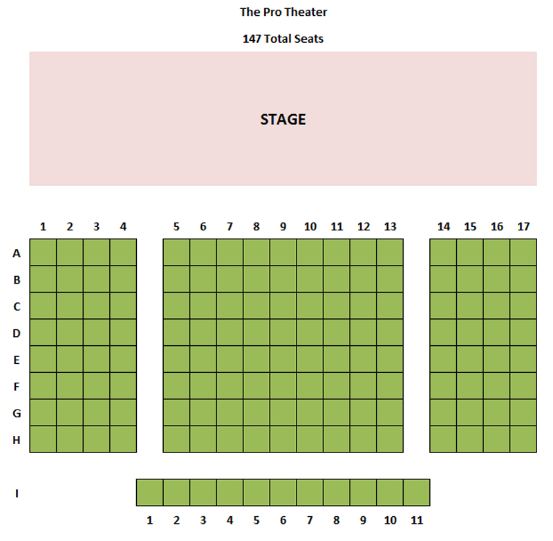 Stage 773 Pro Theater Seating Chart
