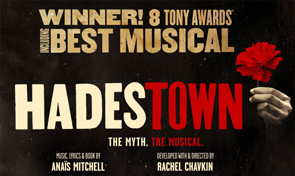 Hadestown the musical at the CIBC Theatre in Chicago