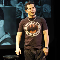 John Leguizamo Warms Up
