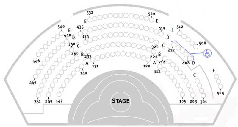 American Girl Theatre Seating Chart