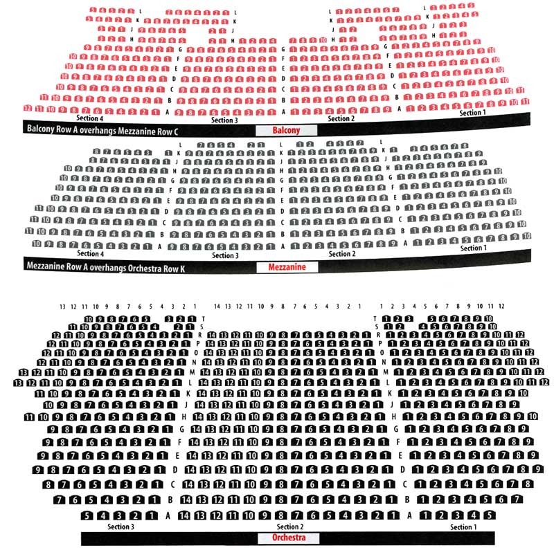 Merle Reskin Theatre Seating Chart