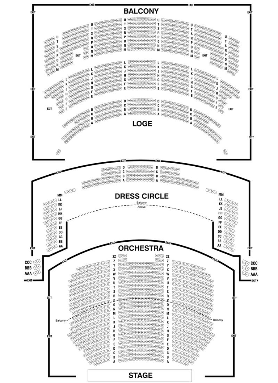 Nederlander Theatre Seating Chart - Theatre In Chicago